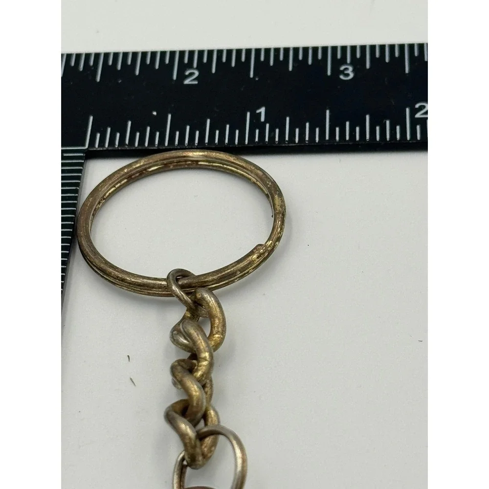 Vintage Phoenix Open Golf Tournament Keychain Bronze Thunderbird Logo‎ Souvenir